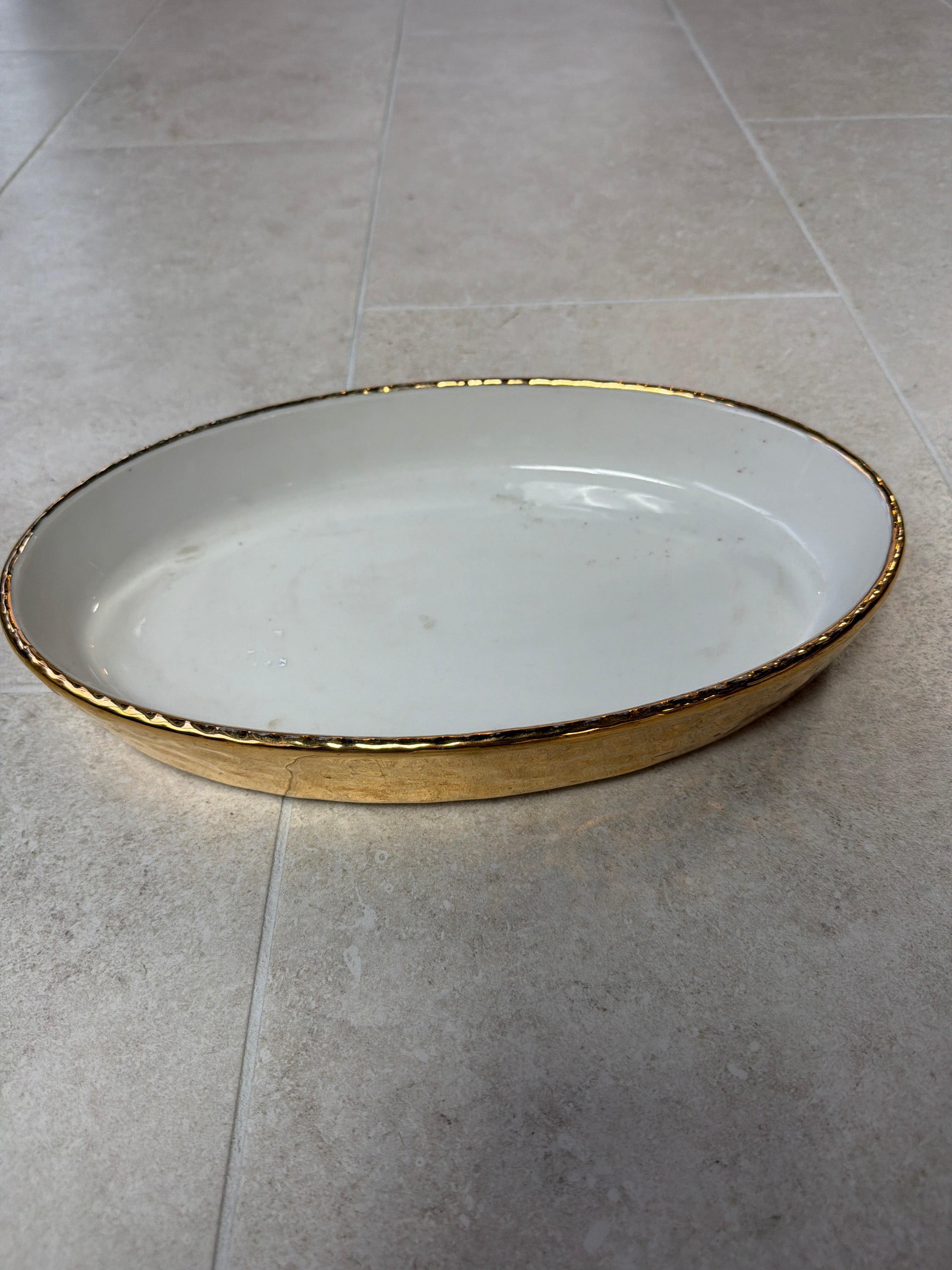 Louis Lourioux “Le Faune" Porcelain Serving Platter