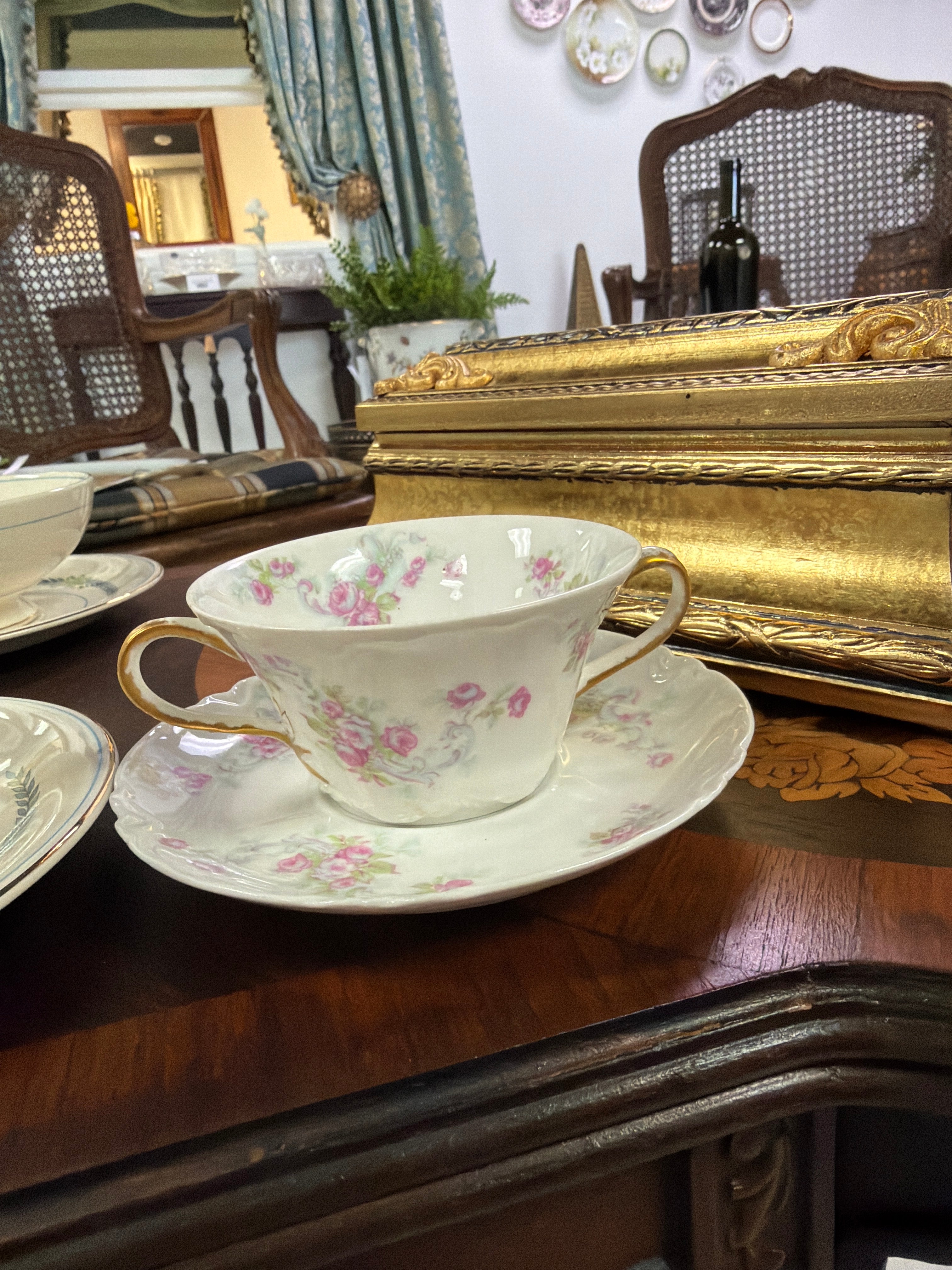 Haviland Tea Cup & Saucer Set