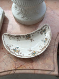 T&R Boote English Bone Crescent Dish