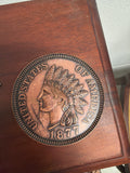 Large Reproduction 1877 Indian Head penny