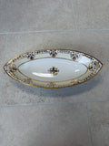Vintage Nippon Hand-painted Oval Dish