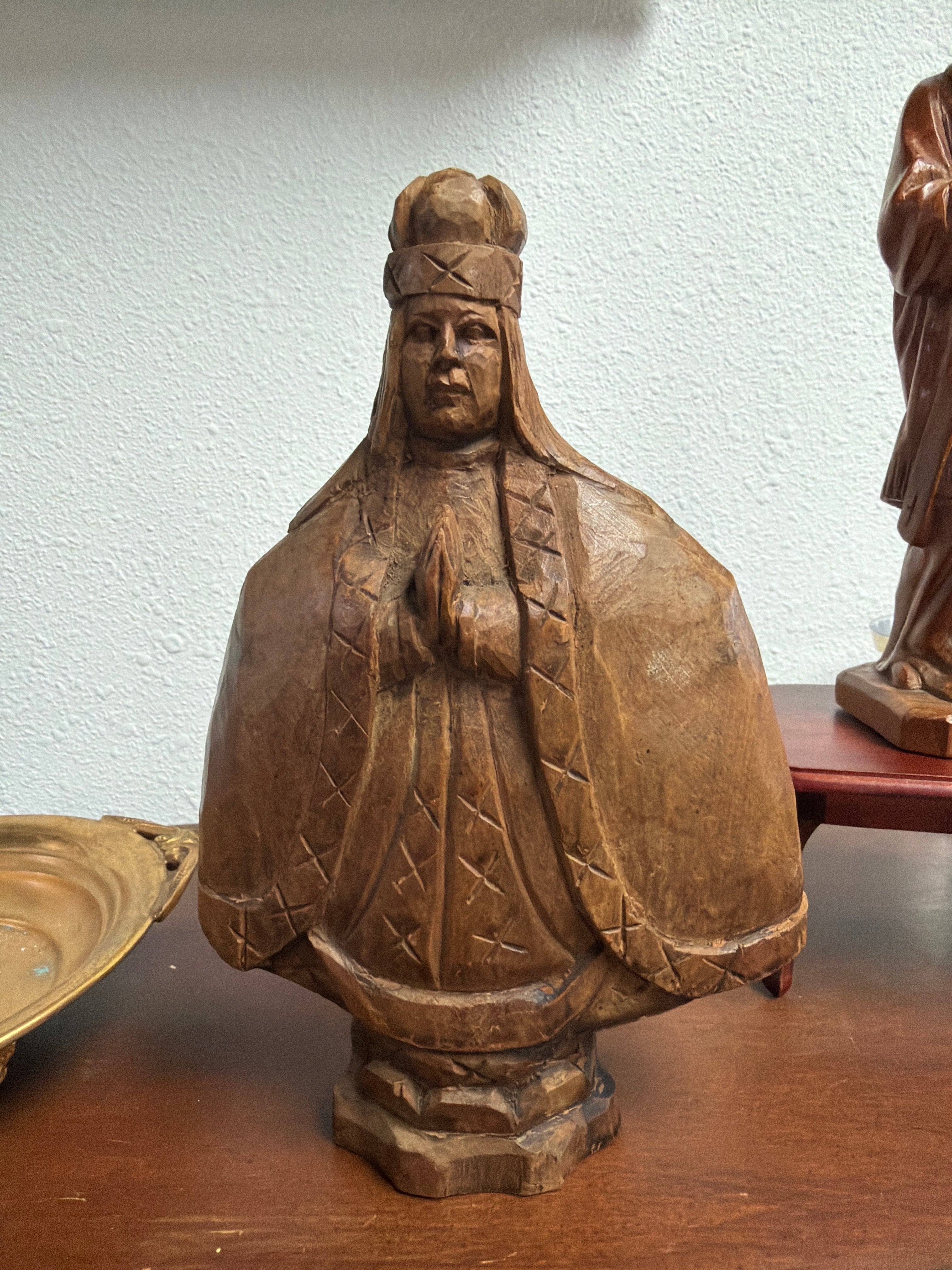Spanish Colonial Hand Carved Santo Figure