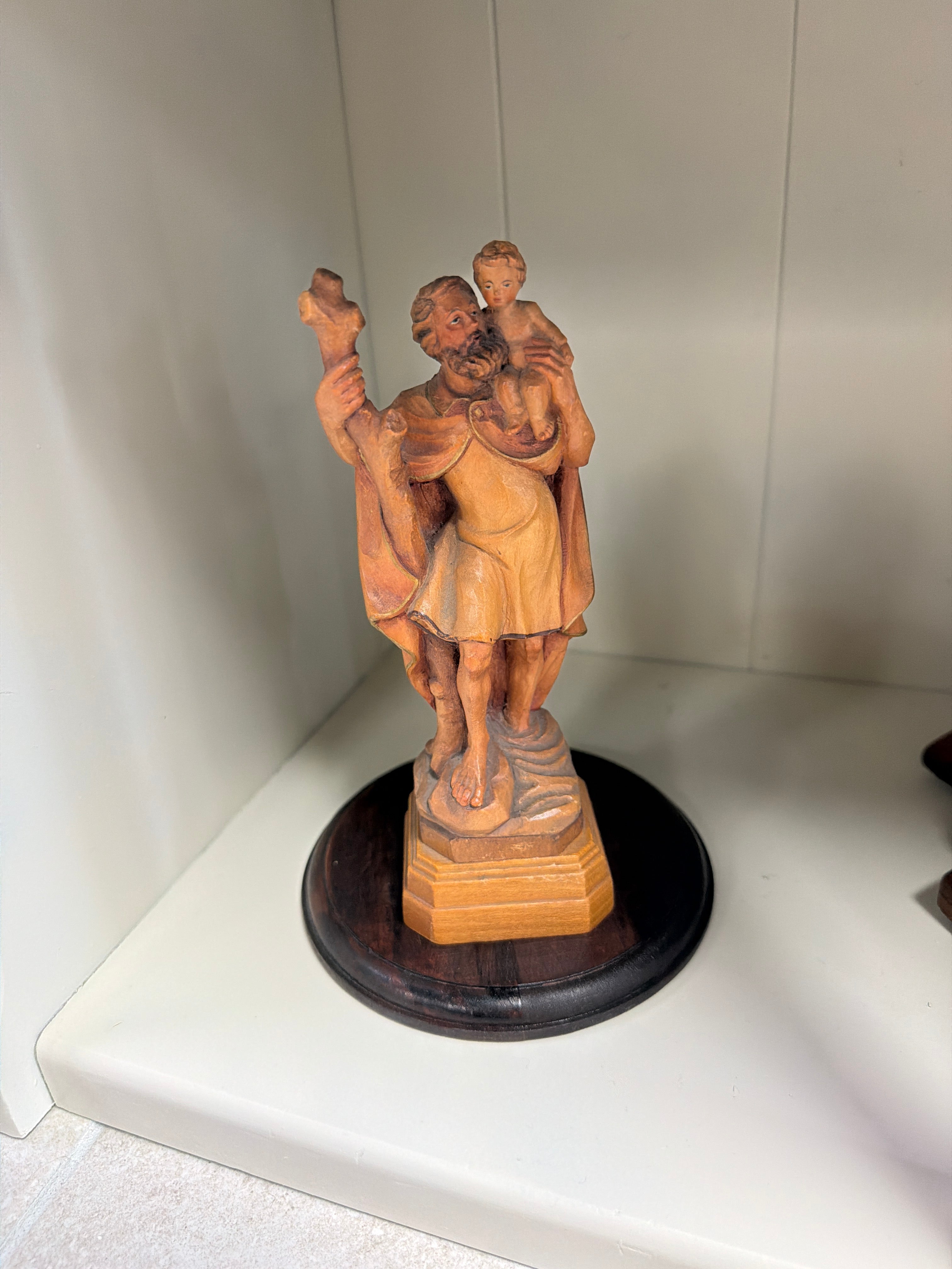 St. Christopher Caring Baby Jesus