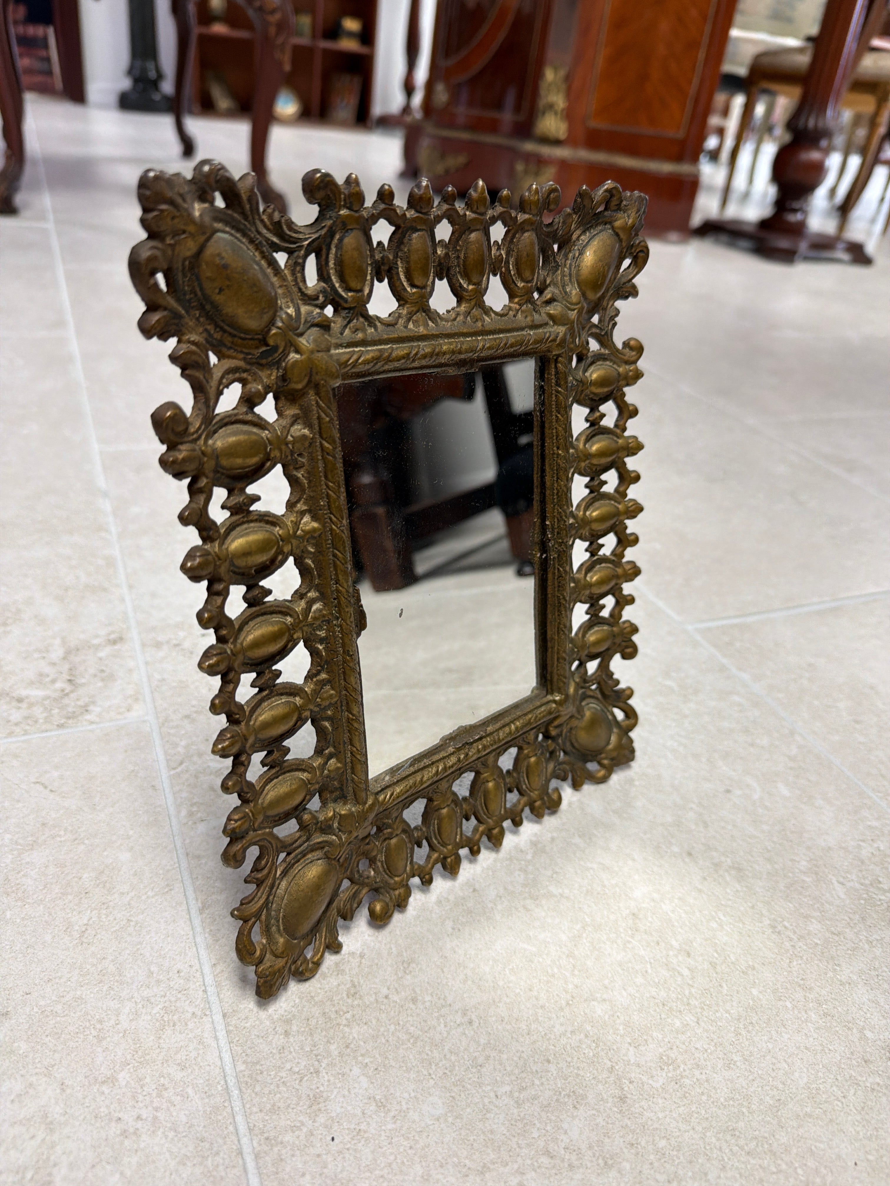 Cast Iron Easel Mirror