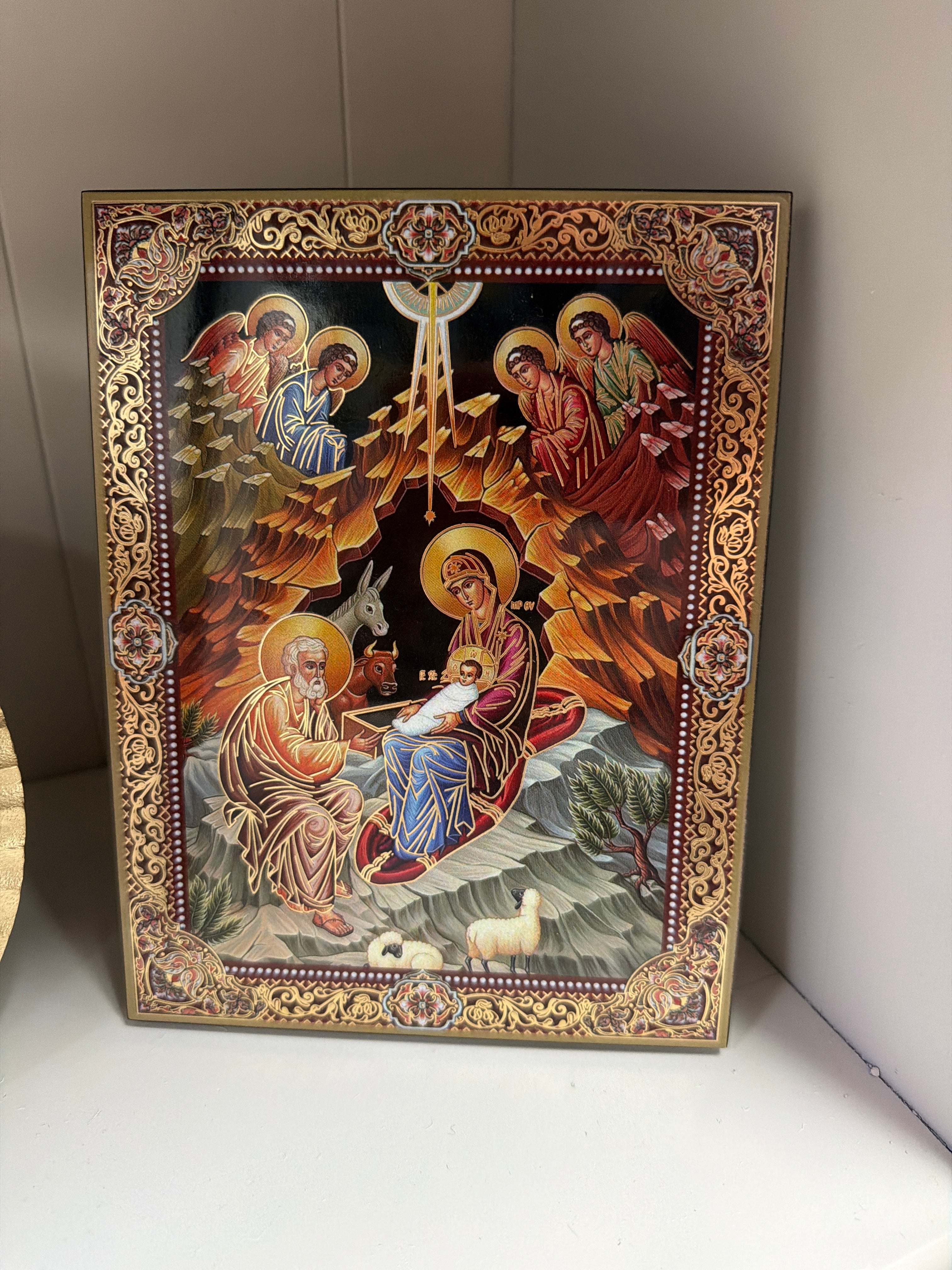 Byzantine-style Nativity Icon