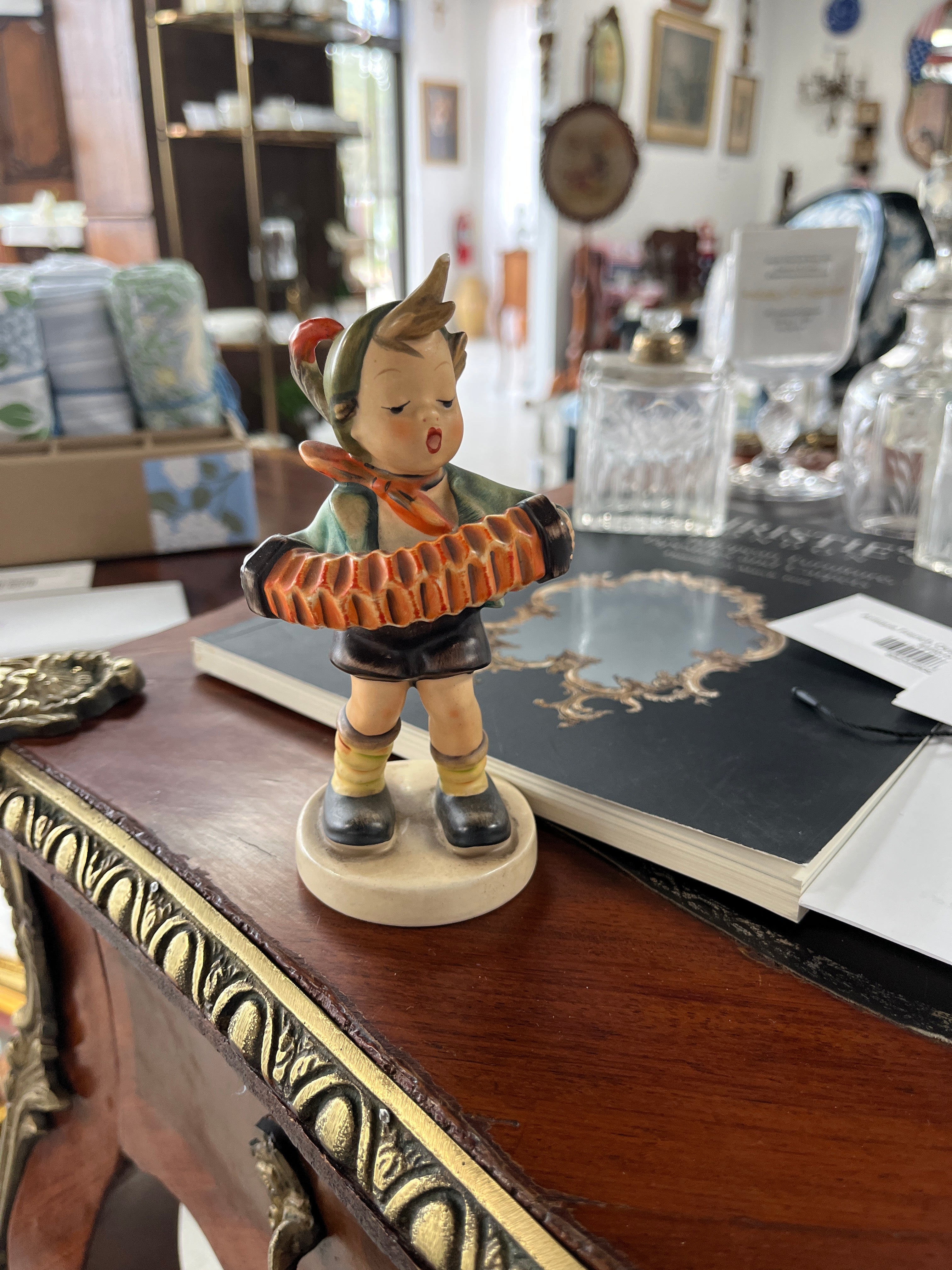 Vintage Goebel Hummel “Accordion Boy” #185