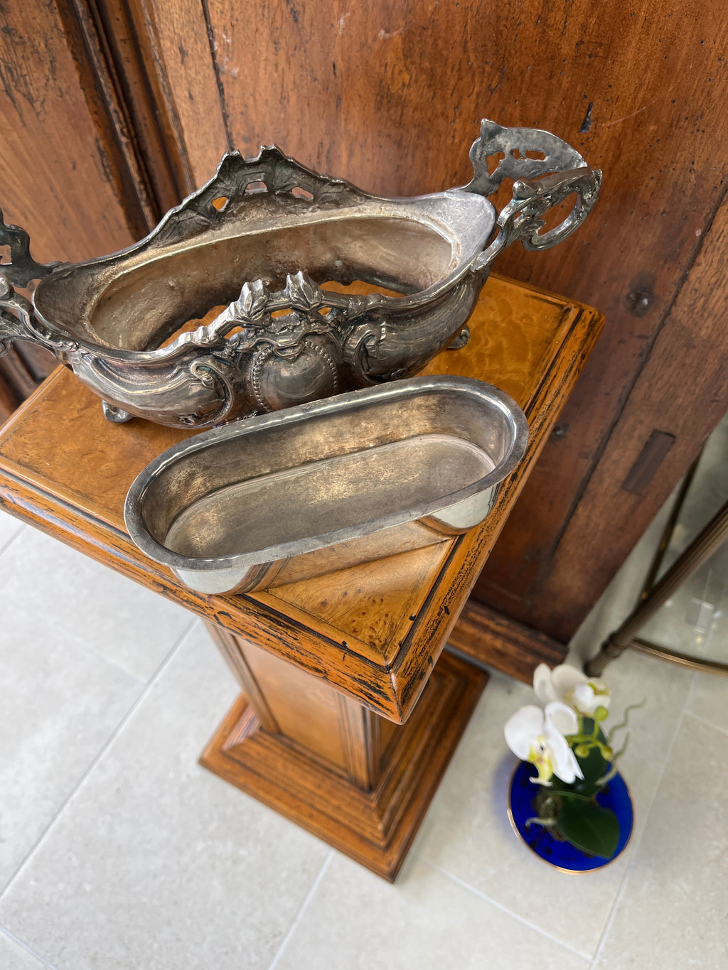 Antique French Silver Jardinerie