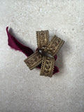 Brass Napkin Ring Holders, Set of 4
