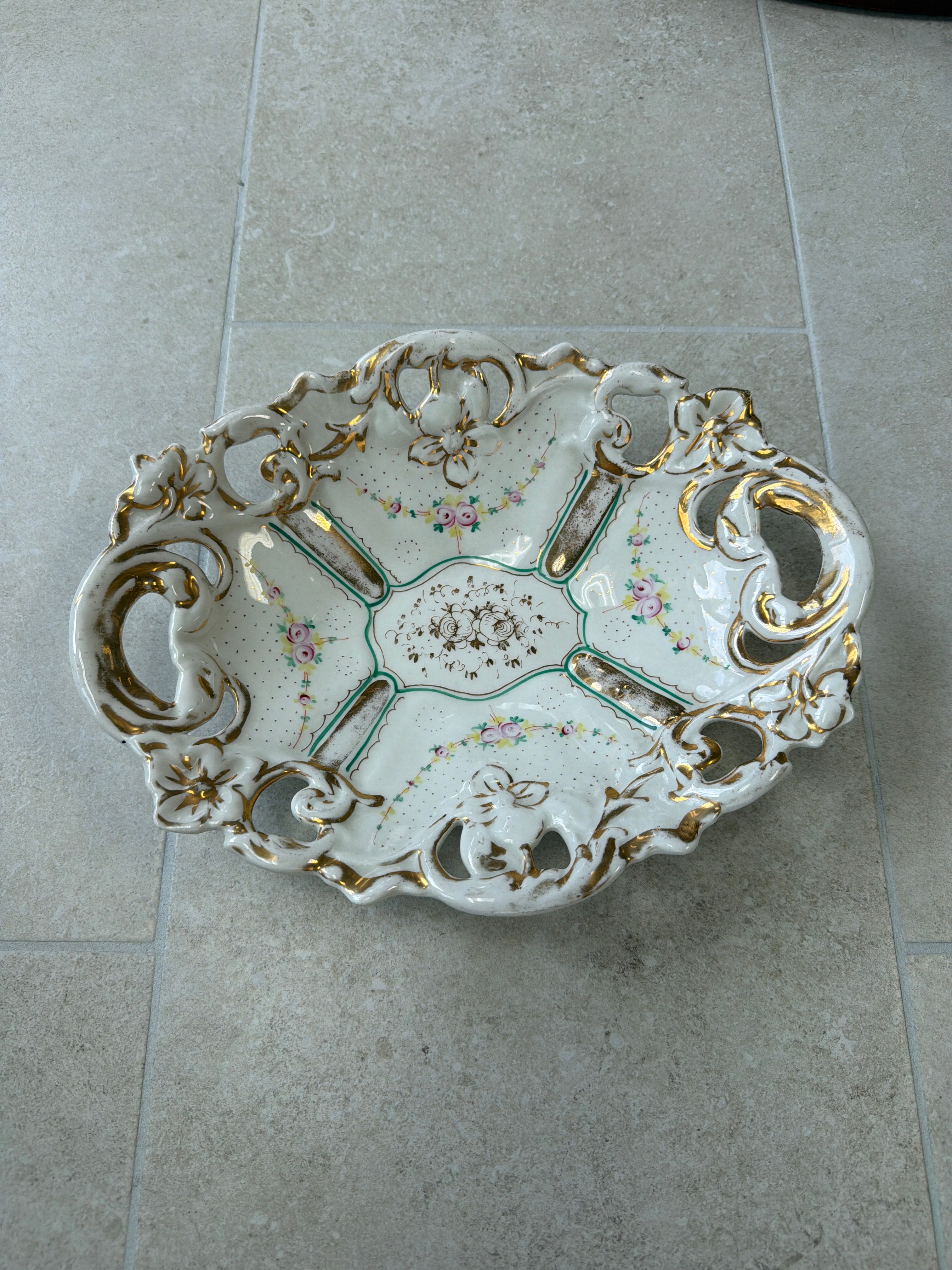 KPM Berlin Hand-painted Porcelain Serving Platter