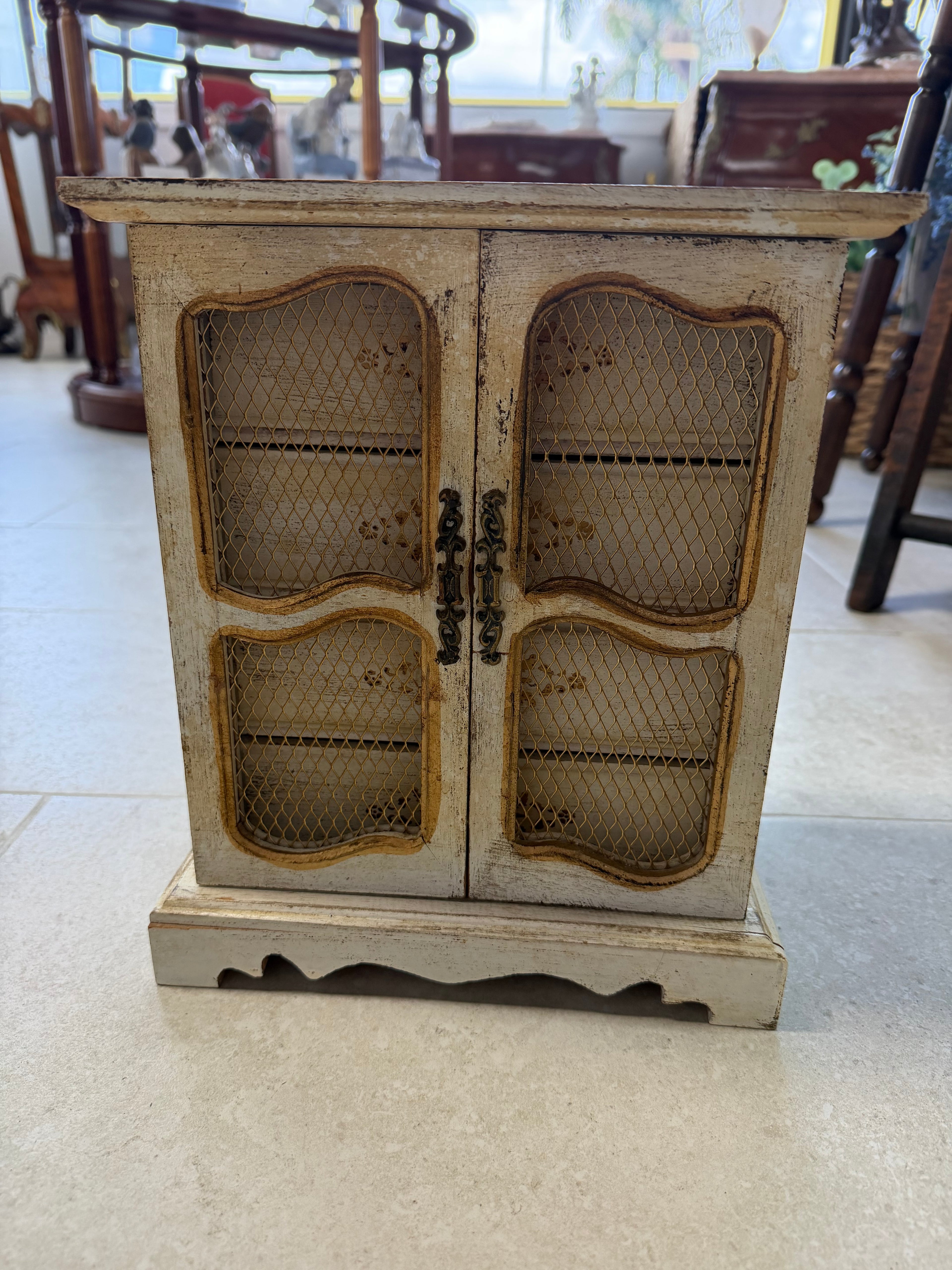 Florentine Wooden Jewelry & Music Box