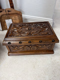 Carved Wood Puzzle Box