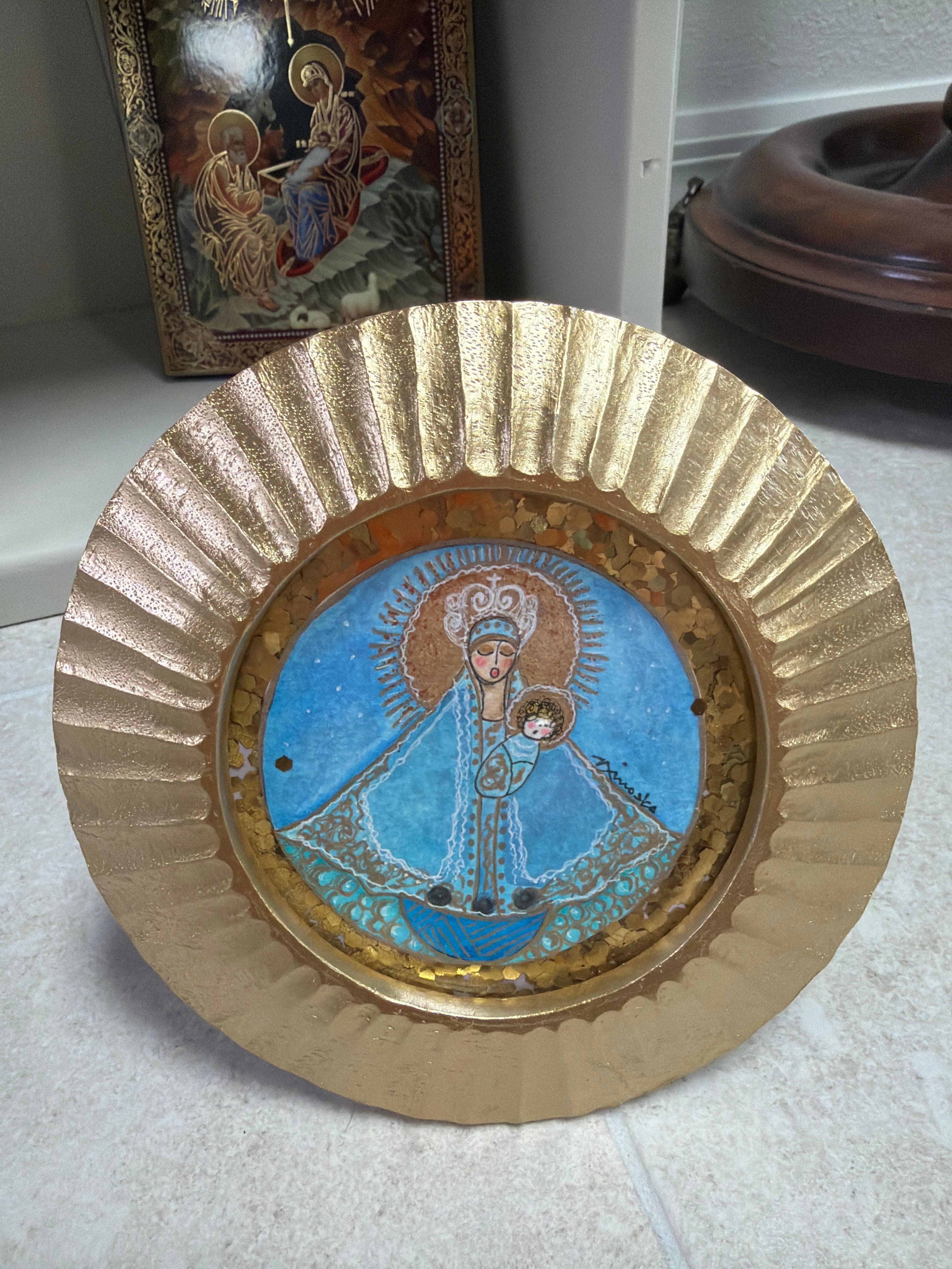 Framed Our Lady of Charity by Nimoska