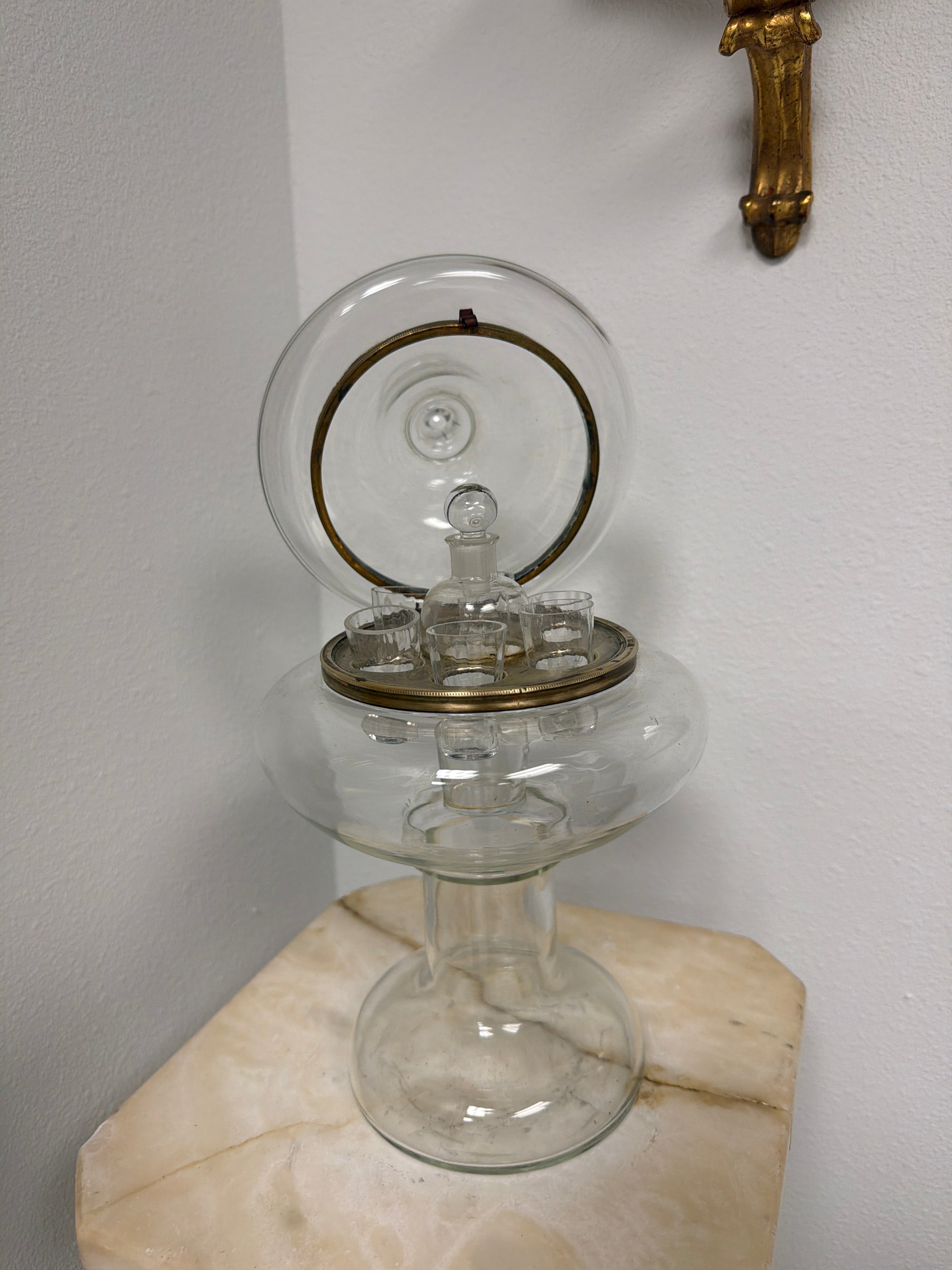 Vintage Glass Beverage Shot Chiller