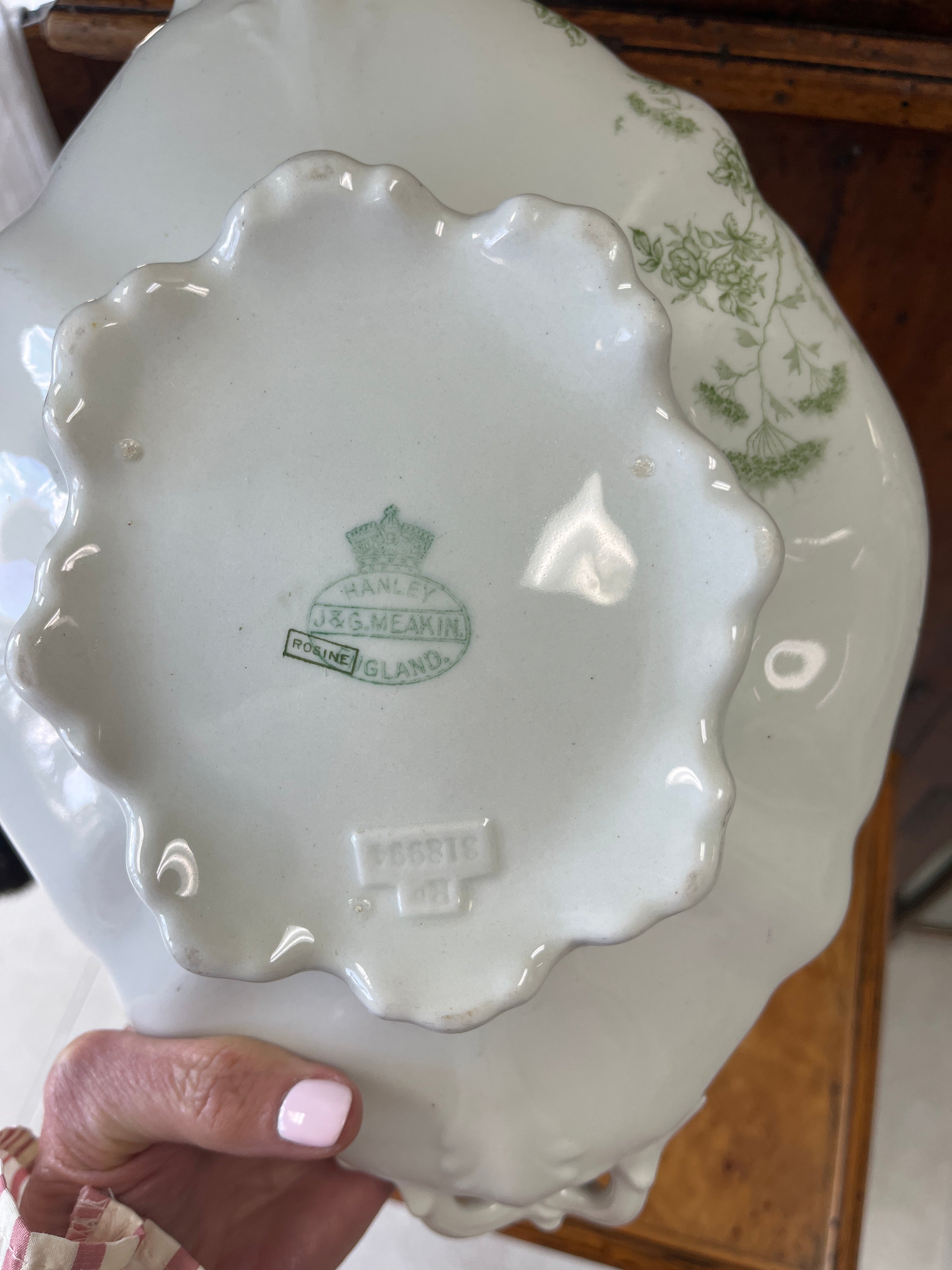 J&G Meakin "Rosine" Pattern Transferware Tureen