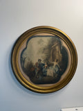 Rococo-style print of “fetes galants”