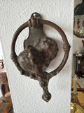 Brass Kissing Couple Door Knocker