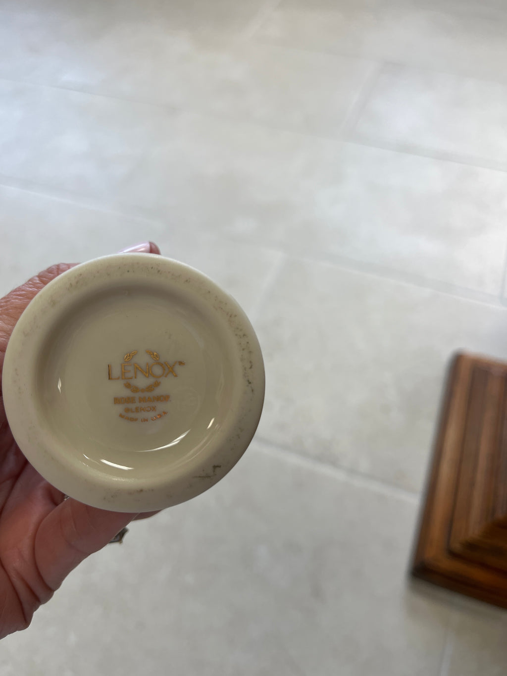 Lenox “Rose Manor” Ivory Bud Vase