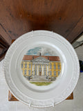 KPM Berlin decorative wall plate depicting German Palace