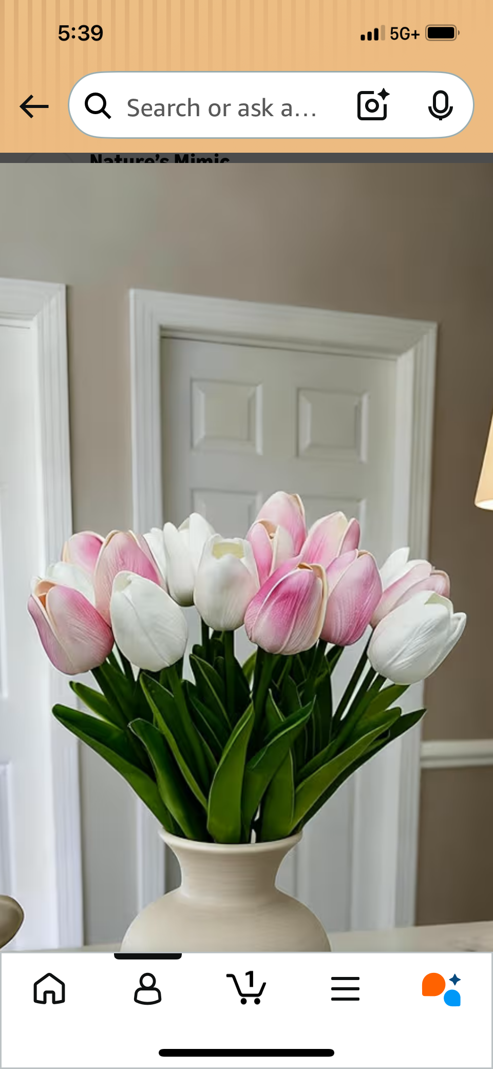 Real Touch Tulips Bouquet