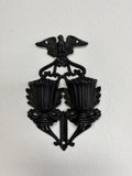 Victorian Cast Iron Double Match Safe