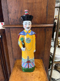 Chinese porcelain figurine of a “Qing Dynasty Emperor”