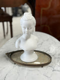 Bisque Young Girl Bust