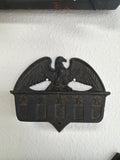 Vintage Cast Iron Wilton Eagle Match Safe