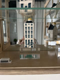 Vintage KLM Delft Blue miniature Dutch canal house #57