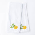Orange Blossom Embroidered Kitchen Towel Set