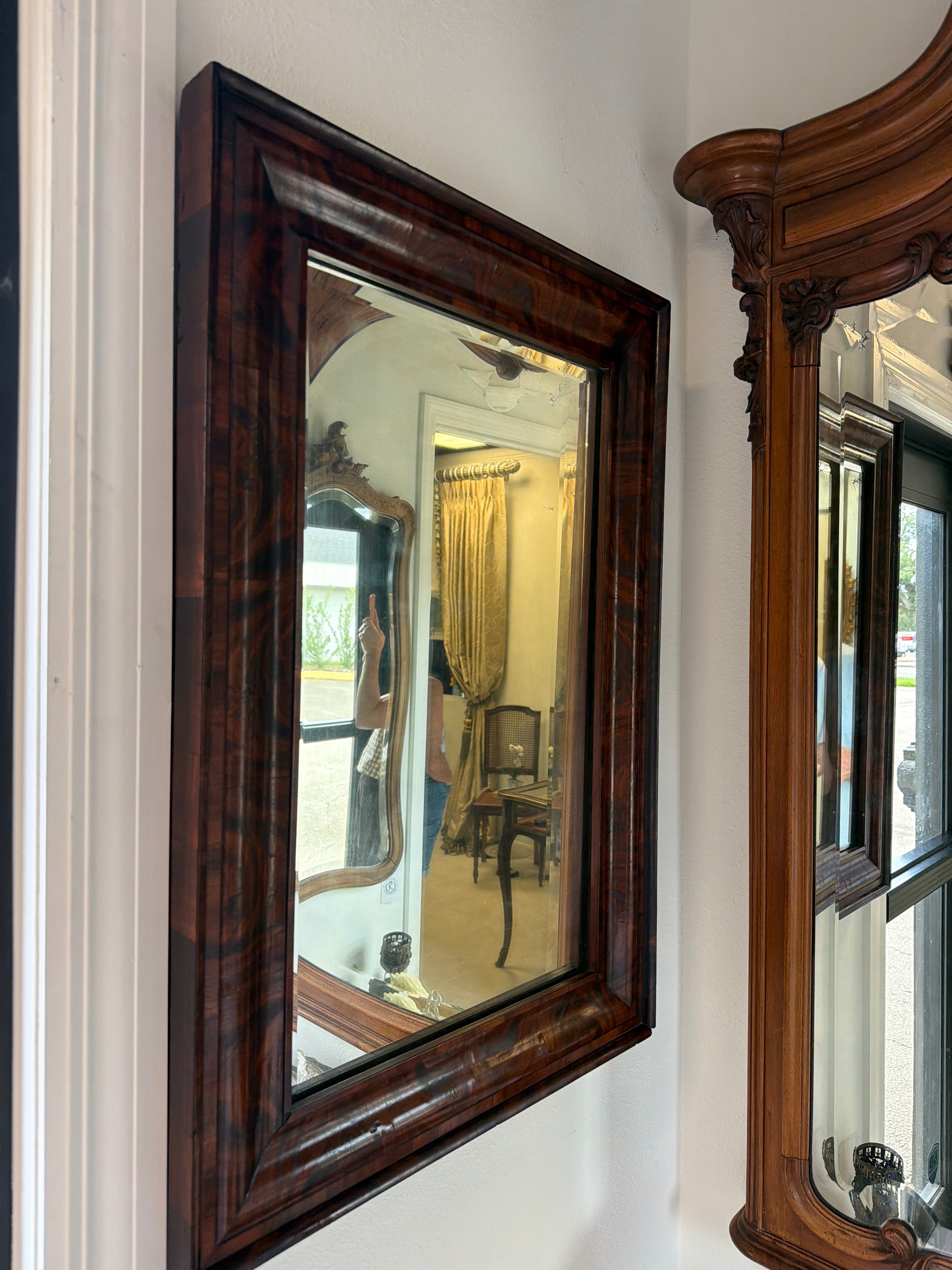 Mahogany Ogee Mirror