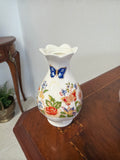 Aynsley Bone China Vase "Cottage Garden" Pattern/Small