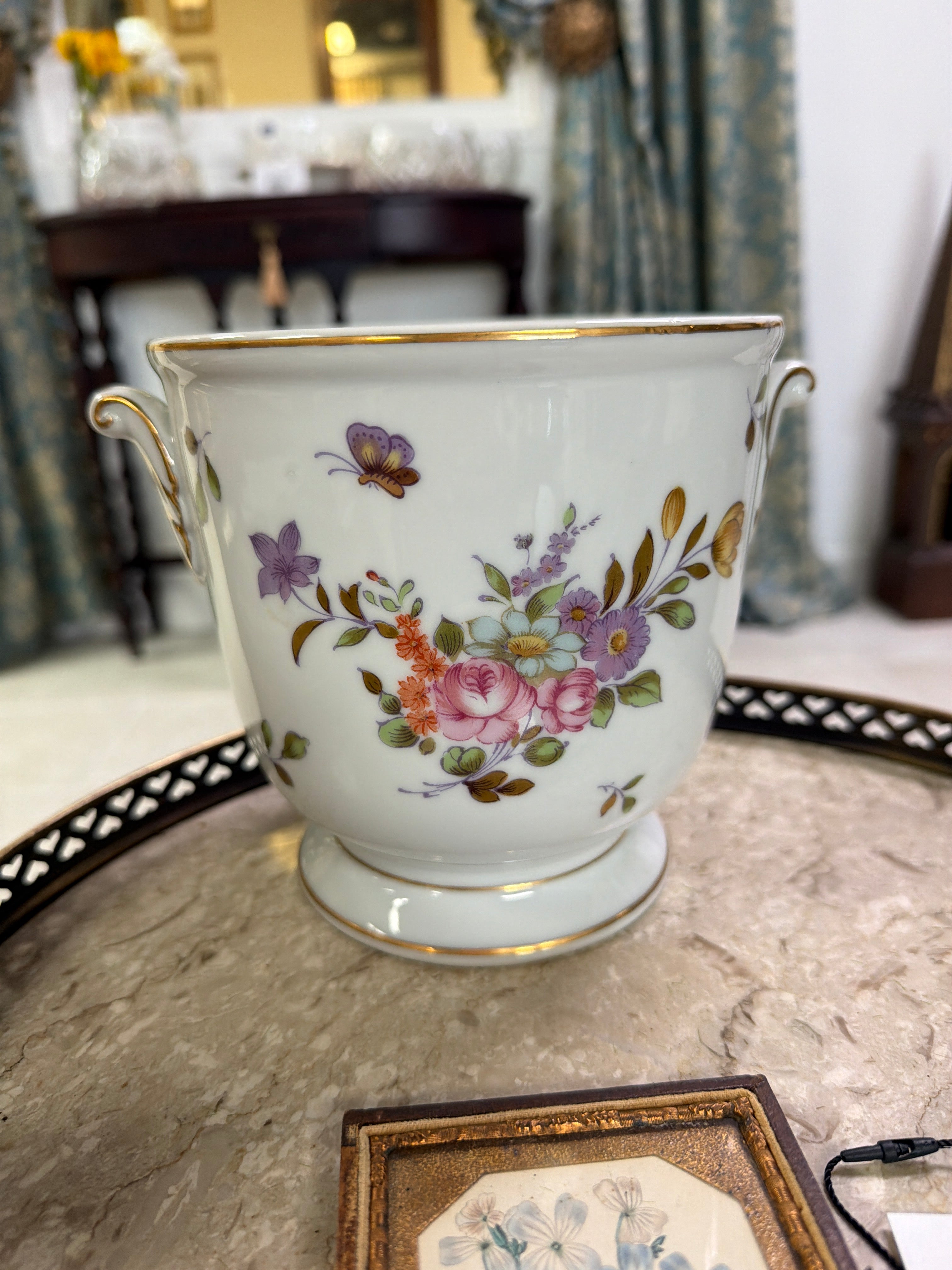 Vintage Italian Porcelain Cachepot