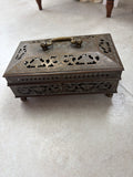 Brass Intricate Lidded Box