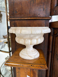 Scalloped Alabaster Pedestal