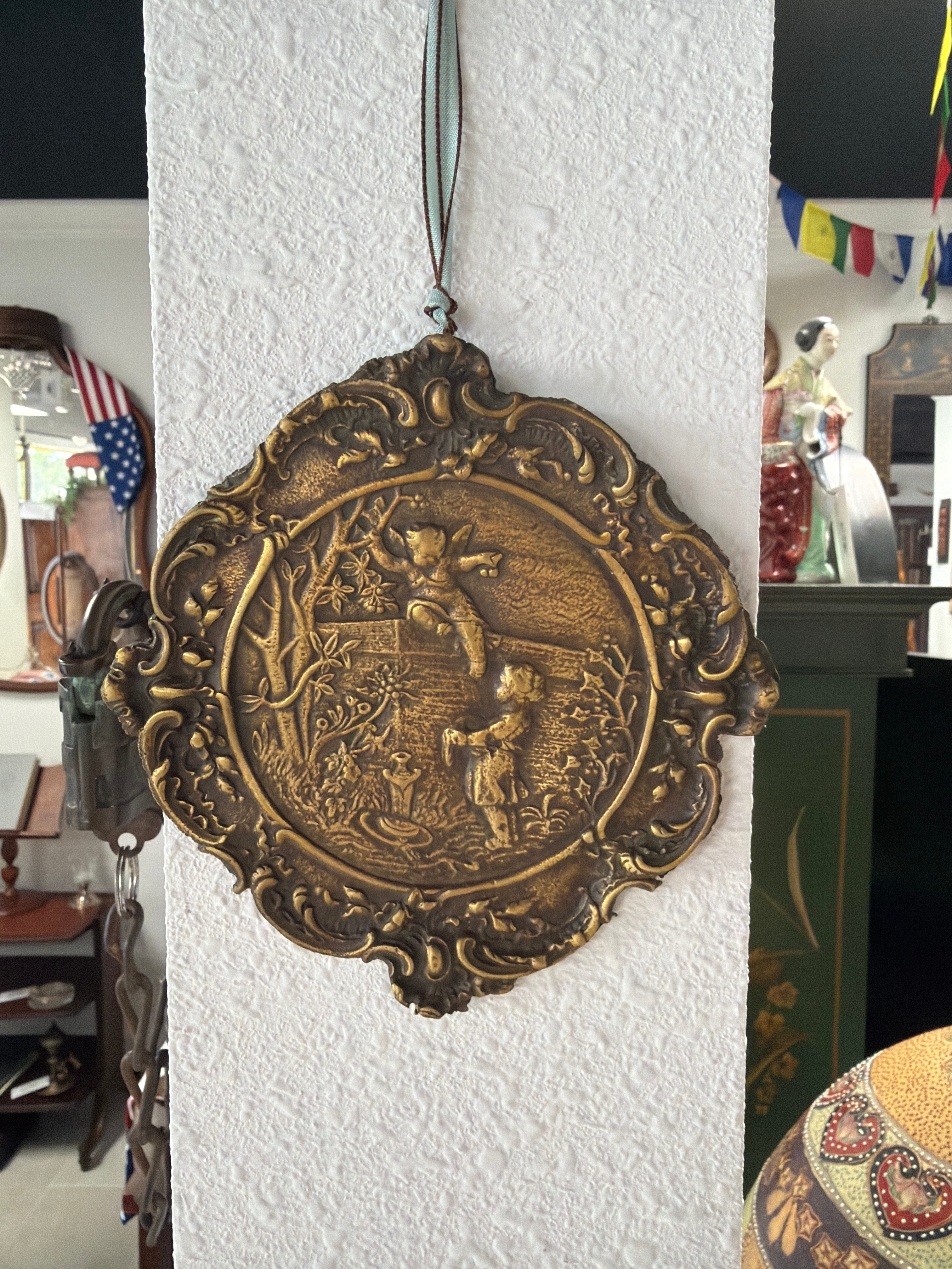Cherub Decorative Wall Plaque