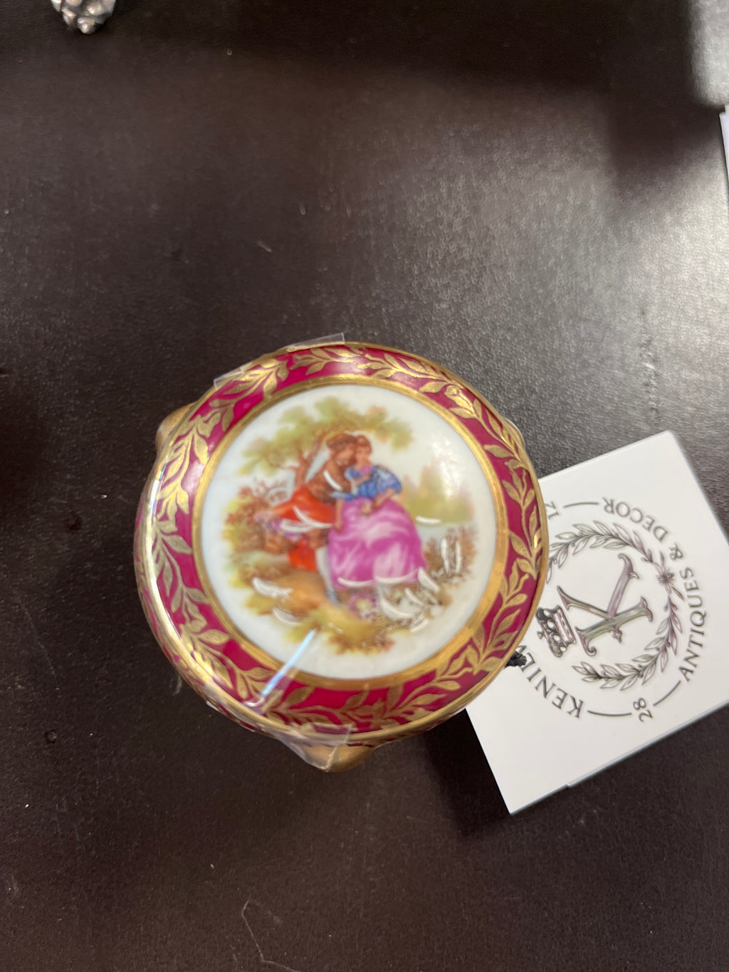 Hand-painted Limoges Trinket Box