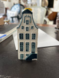 Vintage KLM Delft Blue miniature Dutch canal house #9