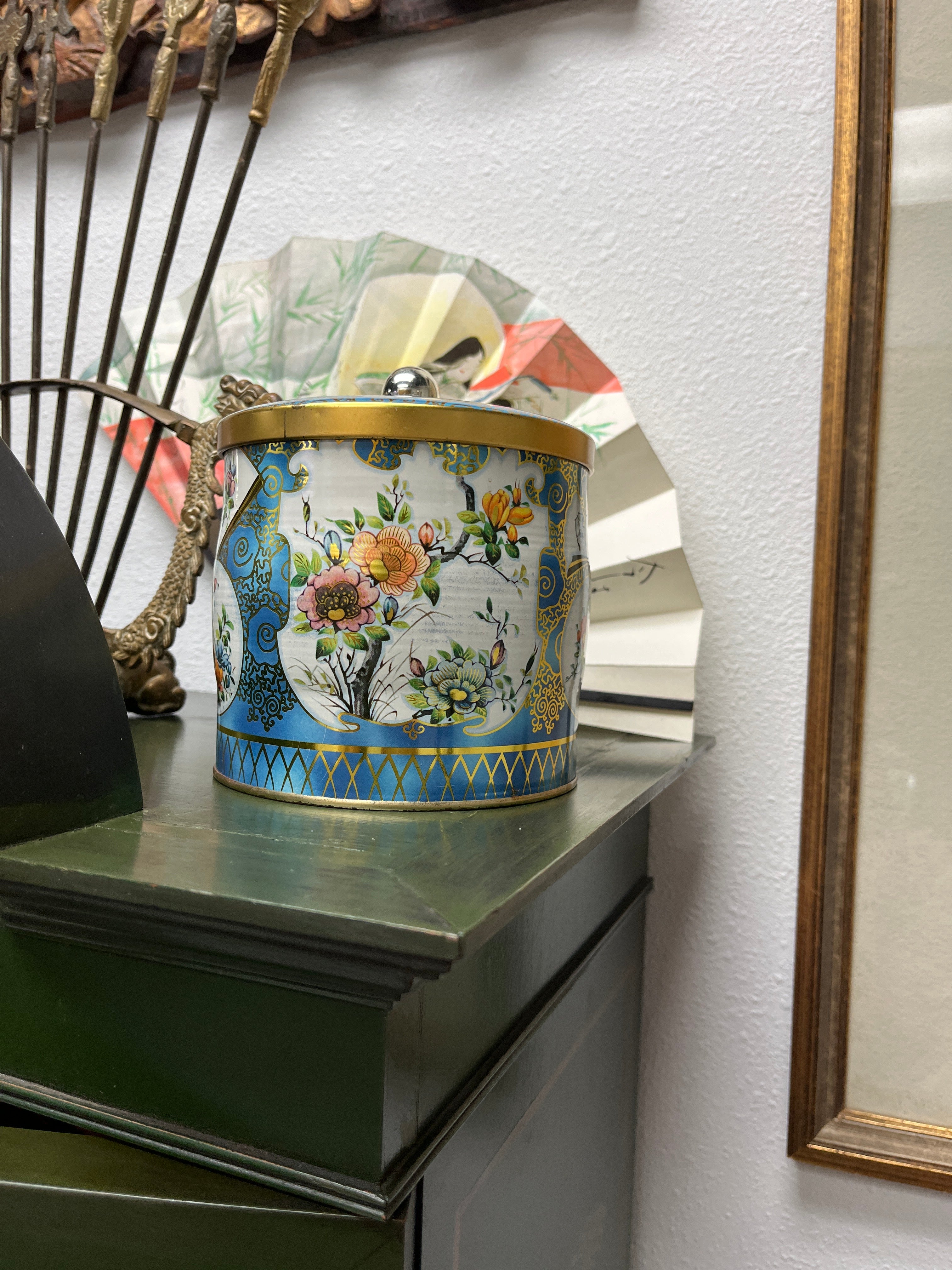 Vintage Chinoiserie Ginger Jar