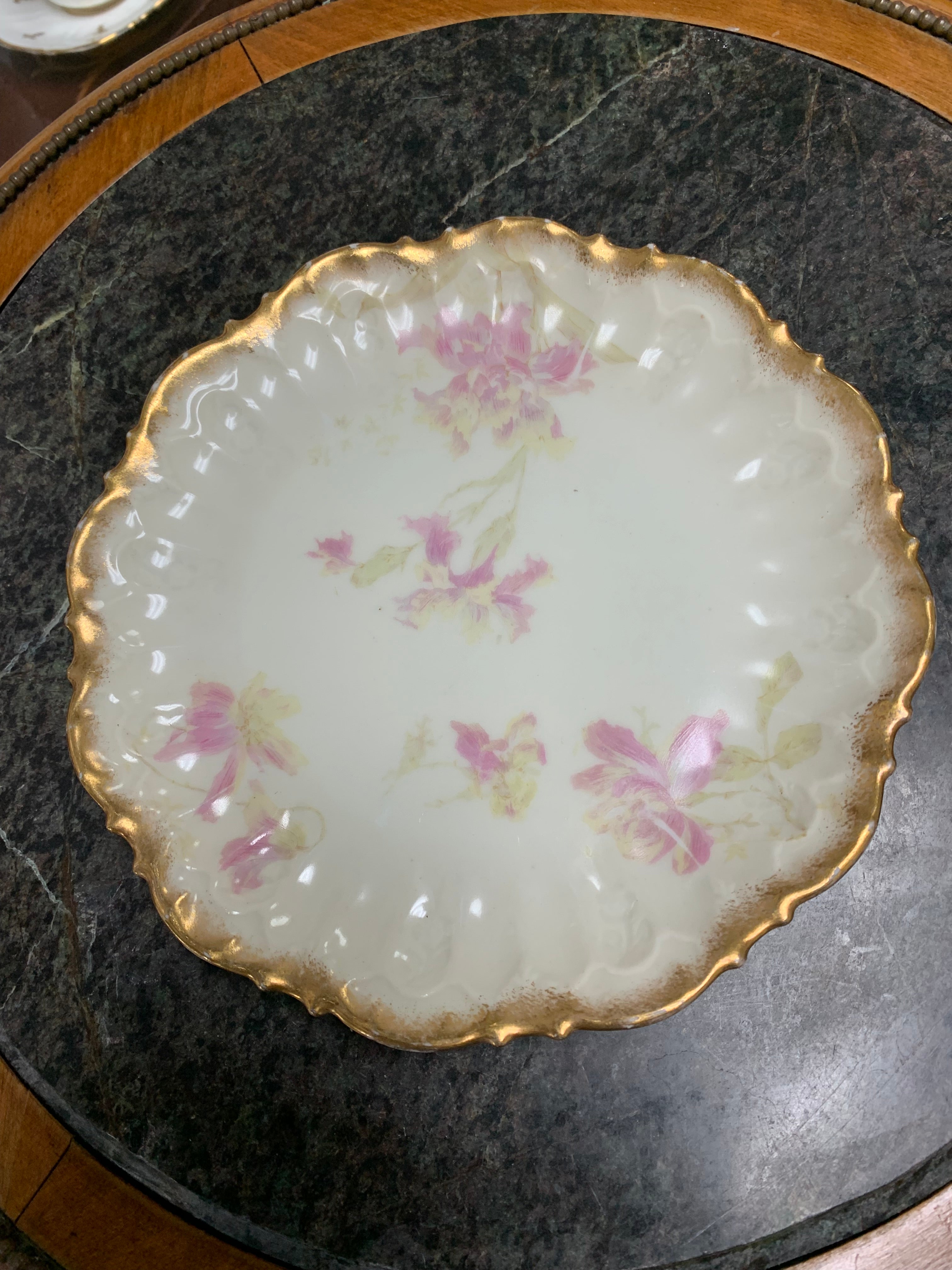 French Elite SM Limoges Plate