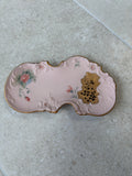 Pink Porcelain Hand-painted Vanity Tray