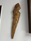 Antique Hand-carved Wooden Angel Wing Pair
