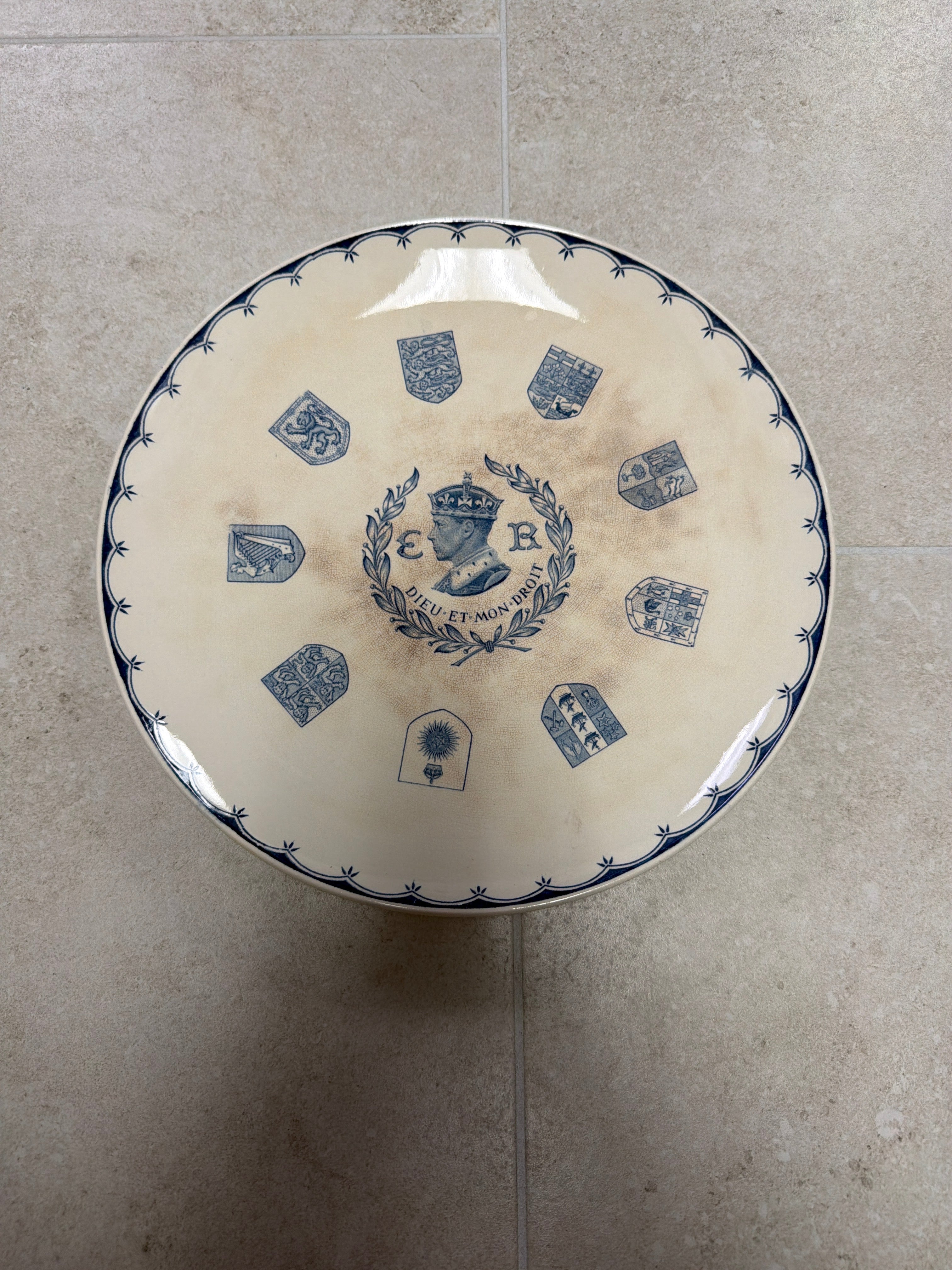 Wedgwood King Edward VIII Coronation Plate