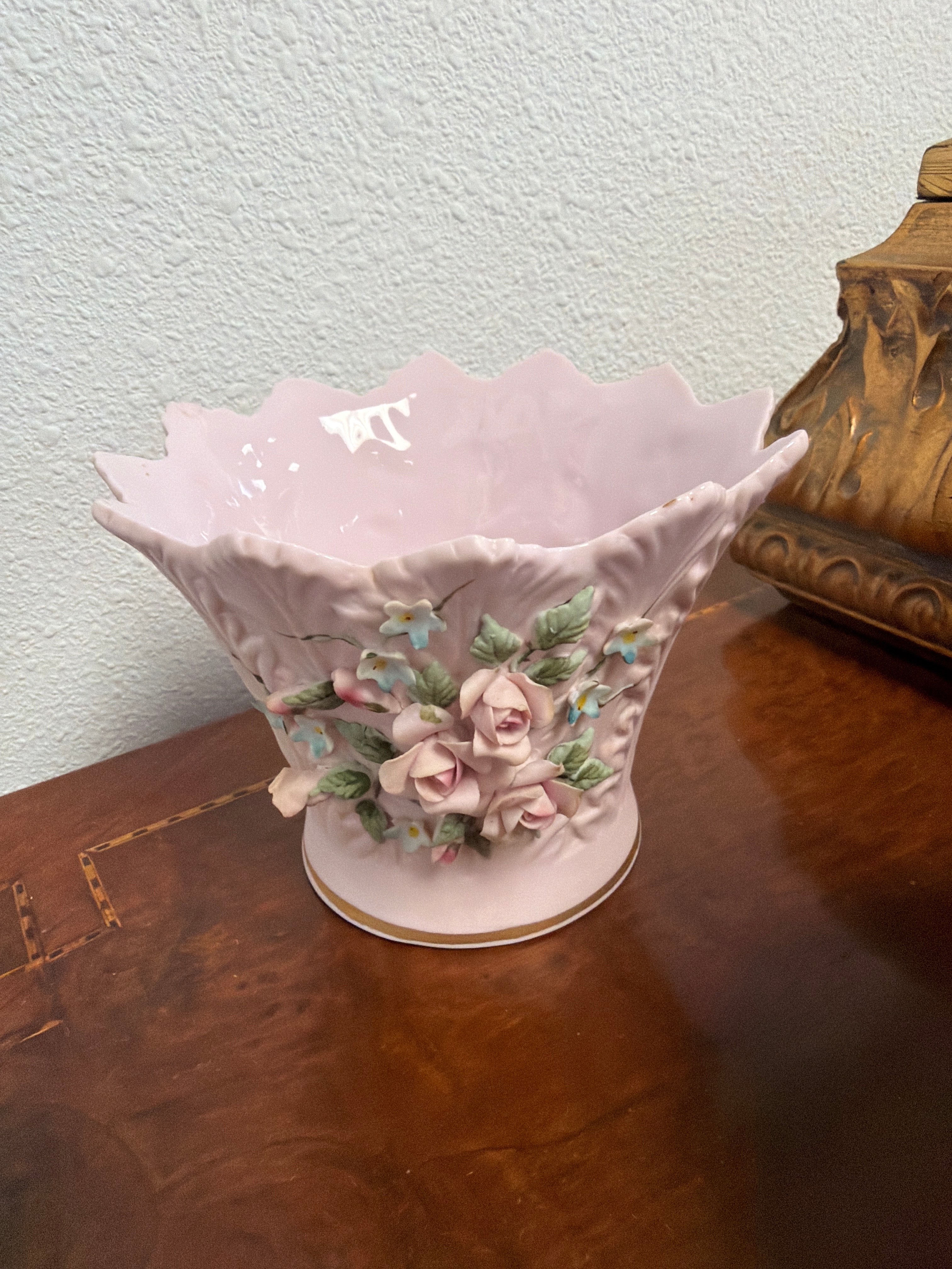 Lefton Bisque Vase