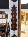 Vintage Carved Pine Wood Card Holder