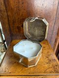 Vintage Brass Cricket Box Candle