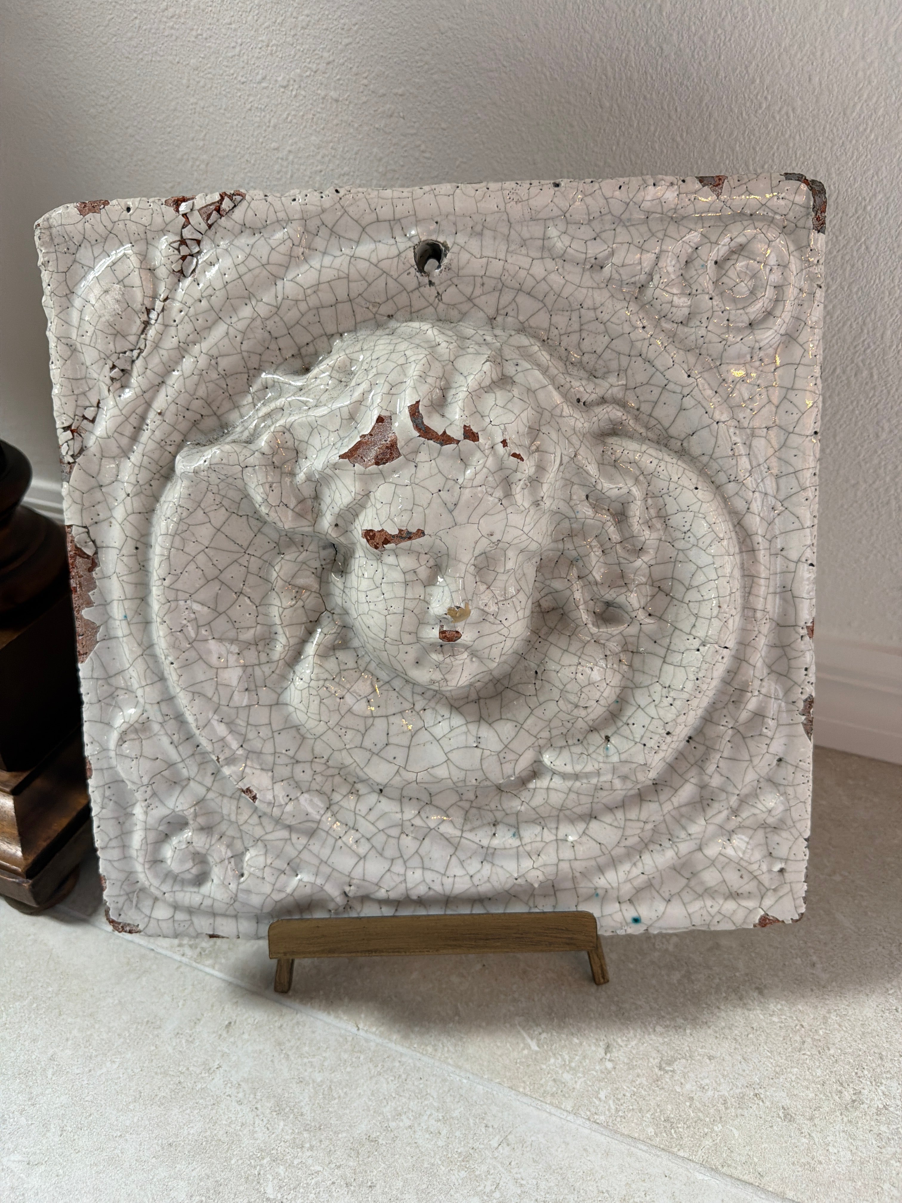 Terracotta Angel Wall Hanging