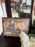 Italian Renaissance Painting on Wood Madonna & Child with Saints.