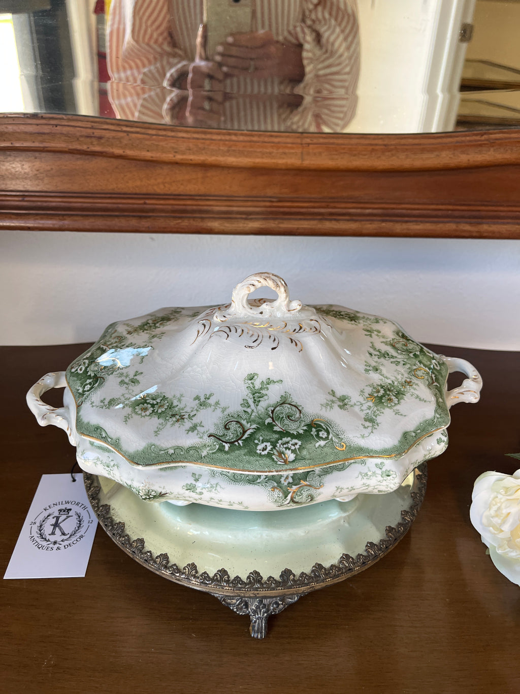 T.R. Boote “Marlborough” Pattern Transferware Tureen Dish