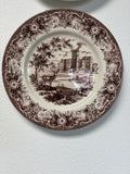 Royal Stafford Monarch of the Castle Brown Dinner Plate