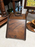 Antique Wooden Coal Box